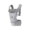 hugpapa hip seat baby carrier charcoal