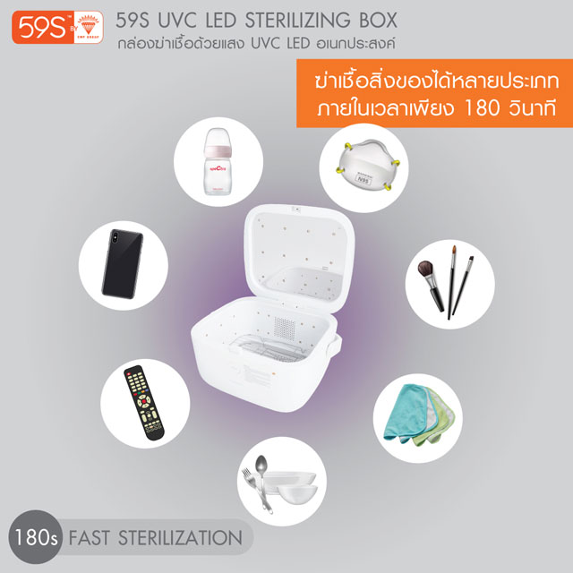 59s เครื่องฆ่าเชื้อ UVC LED Sterilizer